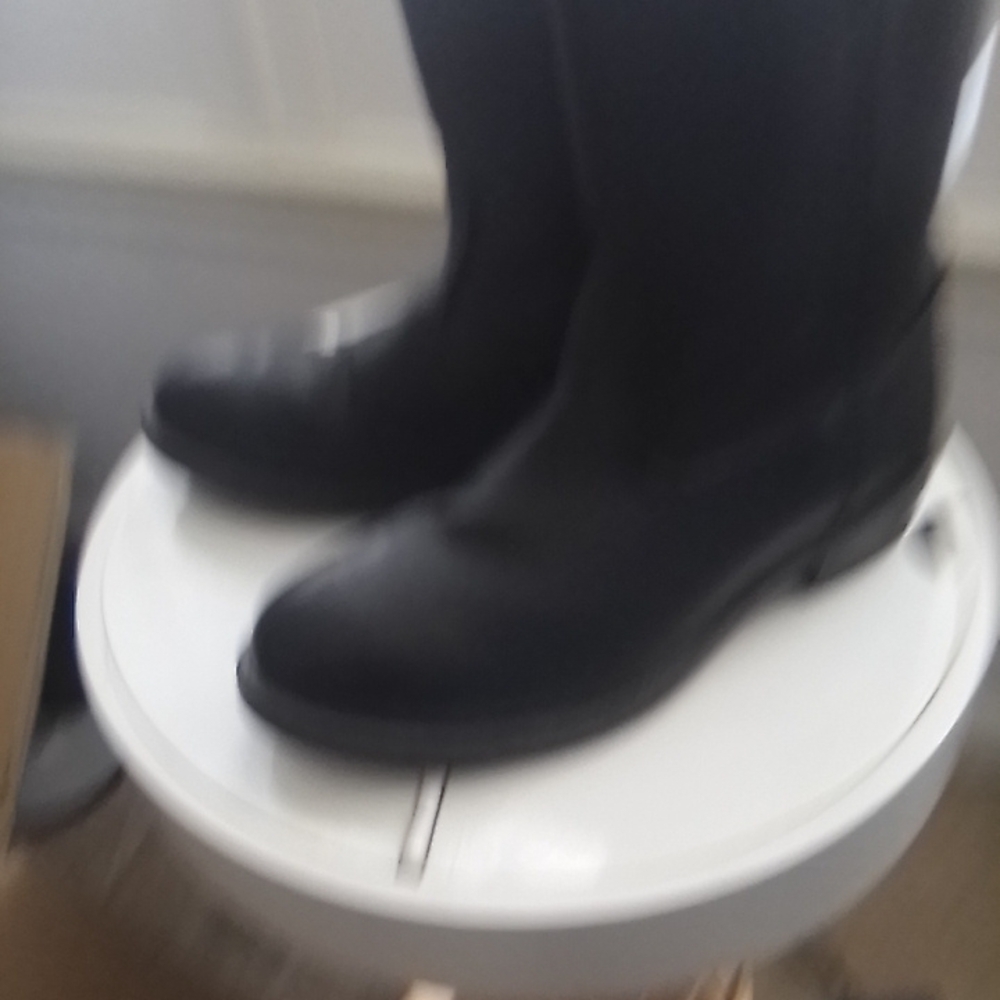 Double H Men's Black Leather Boots